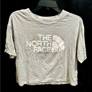 Gray Crop Top. North Face. Size Small